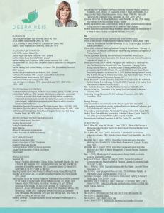 Deb Reis Professional Brochure